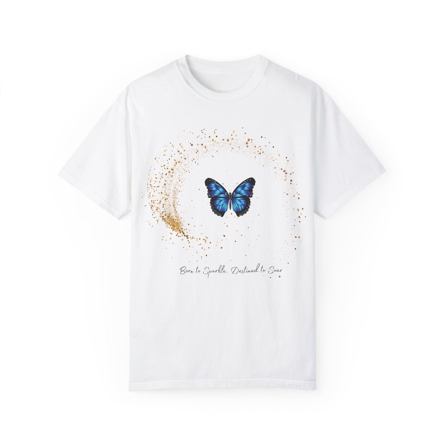 Butterfly Inspired Unisex Garment-Dyed T-Shirt - Embrace the Journey