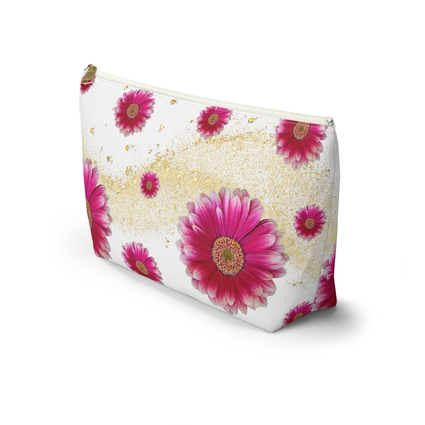 Floral Accessory Pouch, Makeup Organizer, Gift for Her, Travel Bag, Cosmetic Case, Flower Print