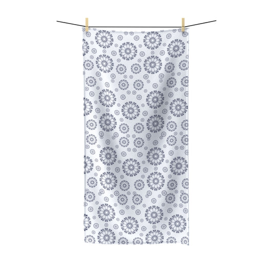 Floral Polycotton Beach Towel, Bohemian Towel, Summer Pool Accessory, Spa Gift, Beach Day Essential, Quick-Dry Towel