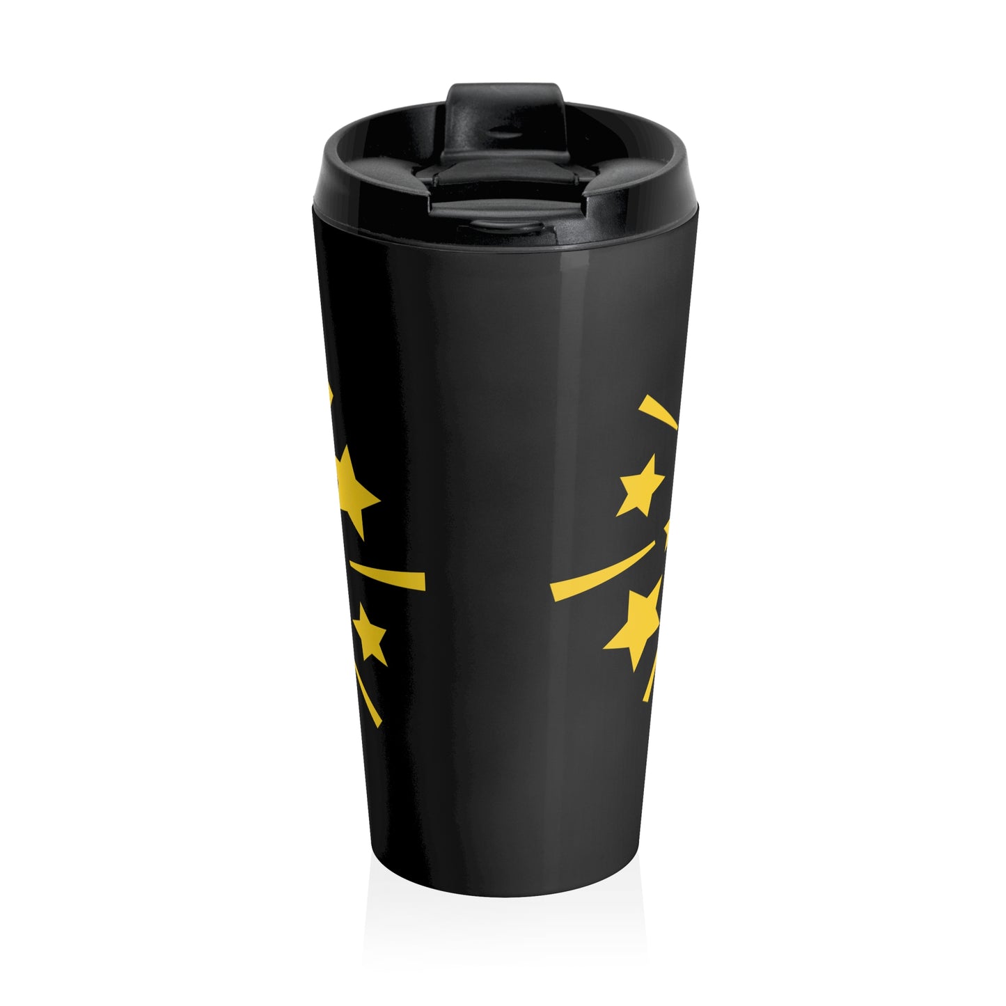 Celestial Bloom Travel Mug – Folk Floral Stainless Steel Tumbler