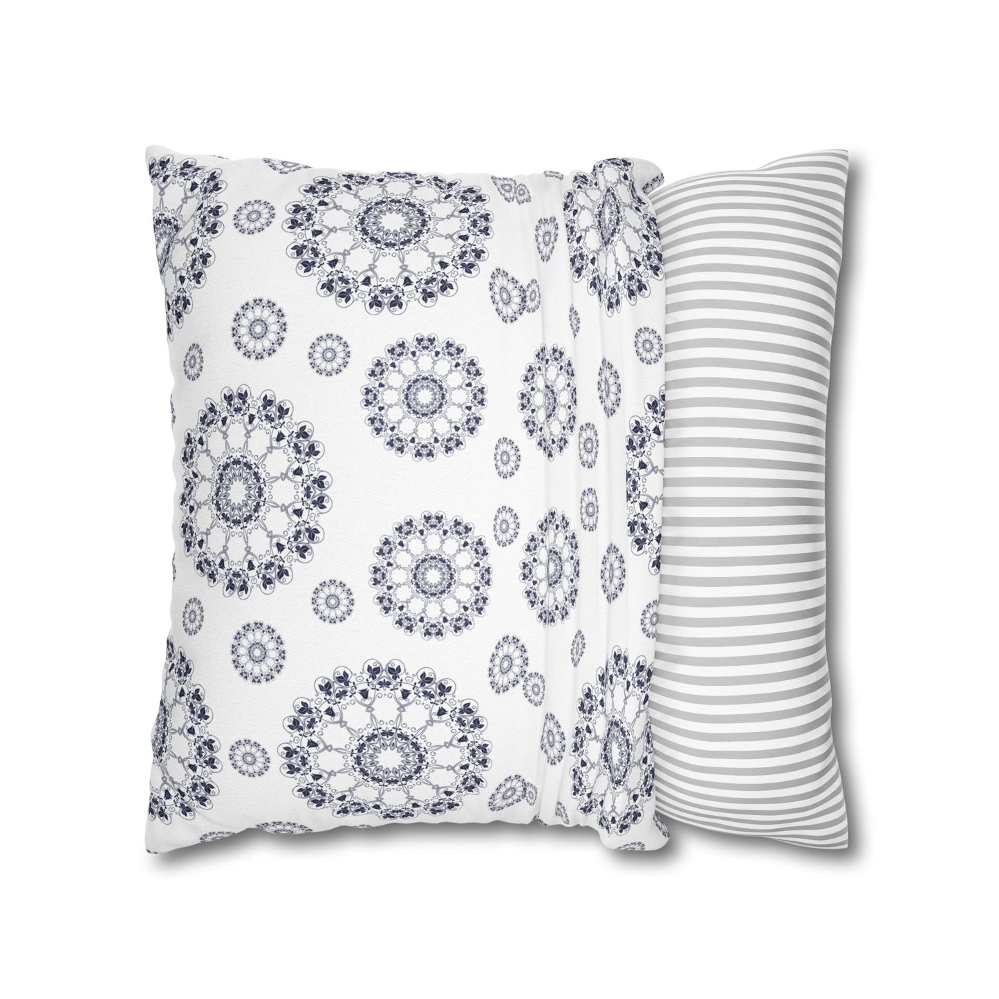 Boho Decorative Pillowcase | Cozy Home Decor, Bohemian Gift, Cushion Cover, Mandala Design, Bedroom Accessory