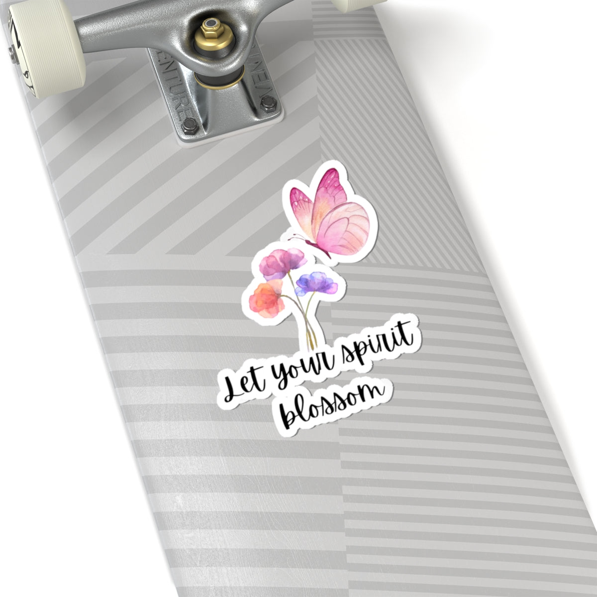 Inspirational Butterfly Kiss-Cut Stickers - Let Your Spirit Blossom