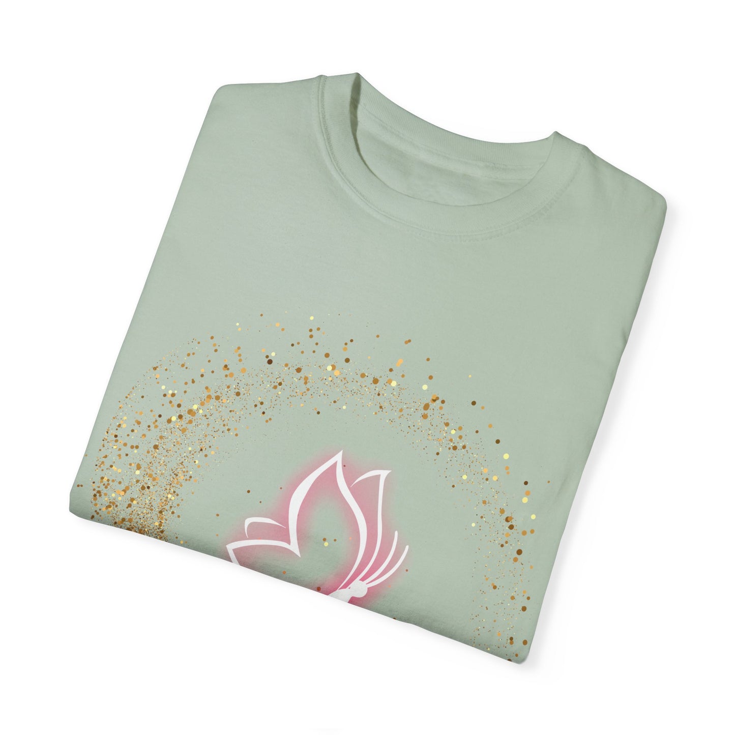 Inspirational Butterfly T-Shirt – Born to Sparkle Destined to Soar – Motivational Mint Tee