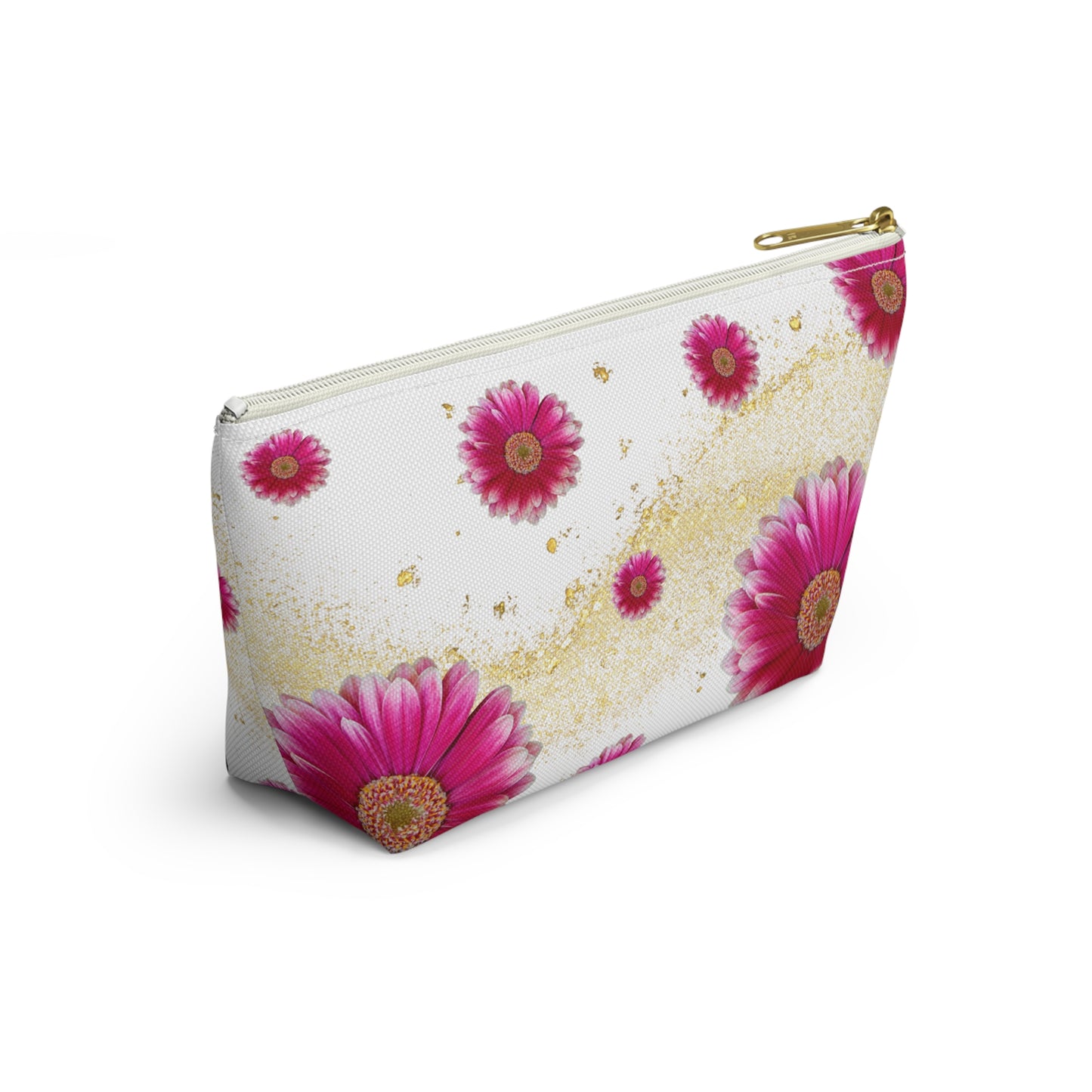 Floral Accessory Pouch, Makeup Organizer, Gift for Her, Travel Bag, Cosmetic Case, Flower Print