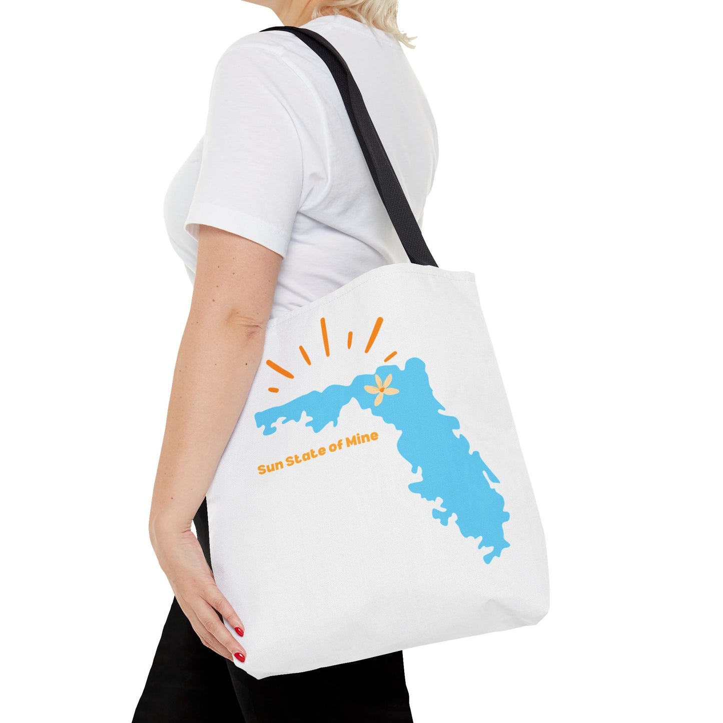 Sun State of Mine Florida Tote Bag – Coastal Sunshine Shoulder Tote | Stardust Cove