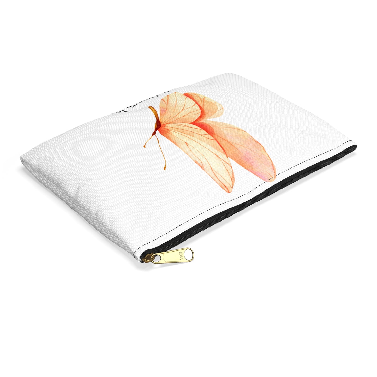 Drift. Dream. Escape. Butterfly Pouch – Inspirational Accessory Bag | Makeup, Journal, Travel Case | Stardust Cove