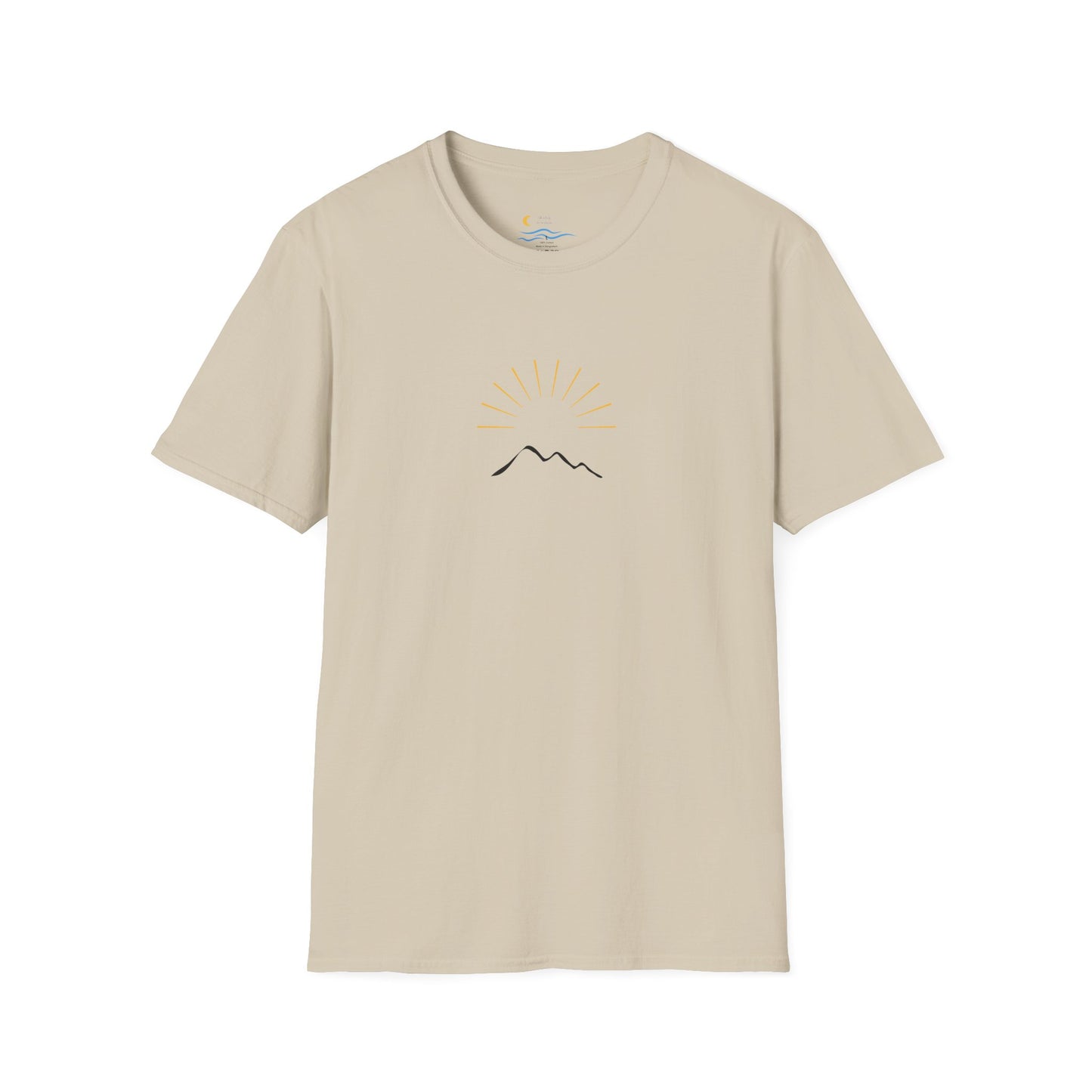 Sunrise Mountain Unisex Softstyle T-Shirt - Perfect for Nature Lovers