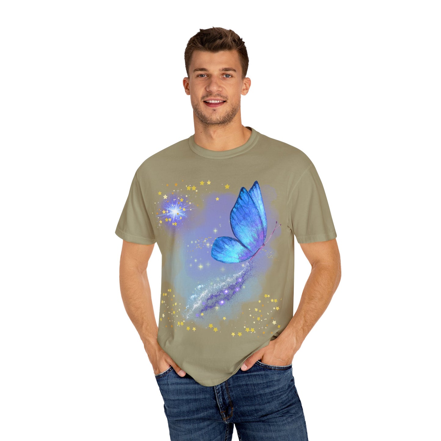 Celestial Butterfly Unisex T-Shirt - Dreamy Graphic Tee for Nature Lovers