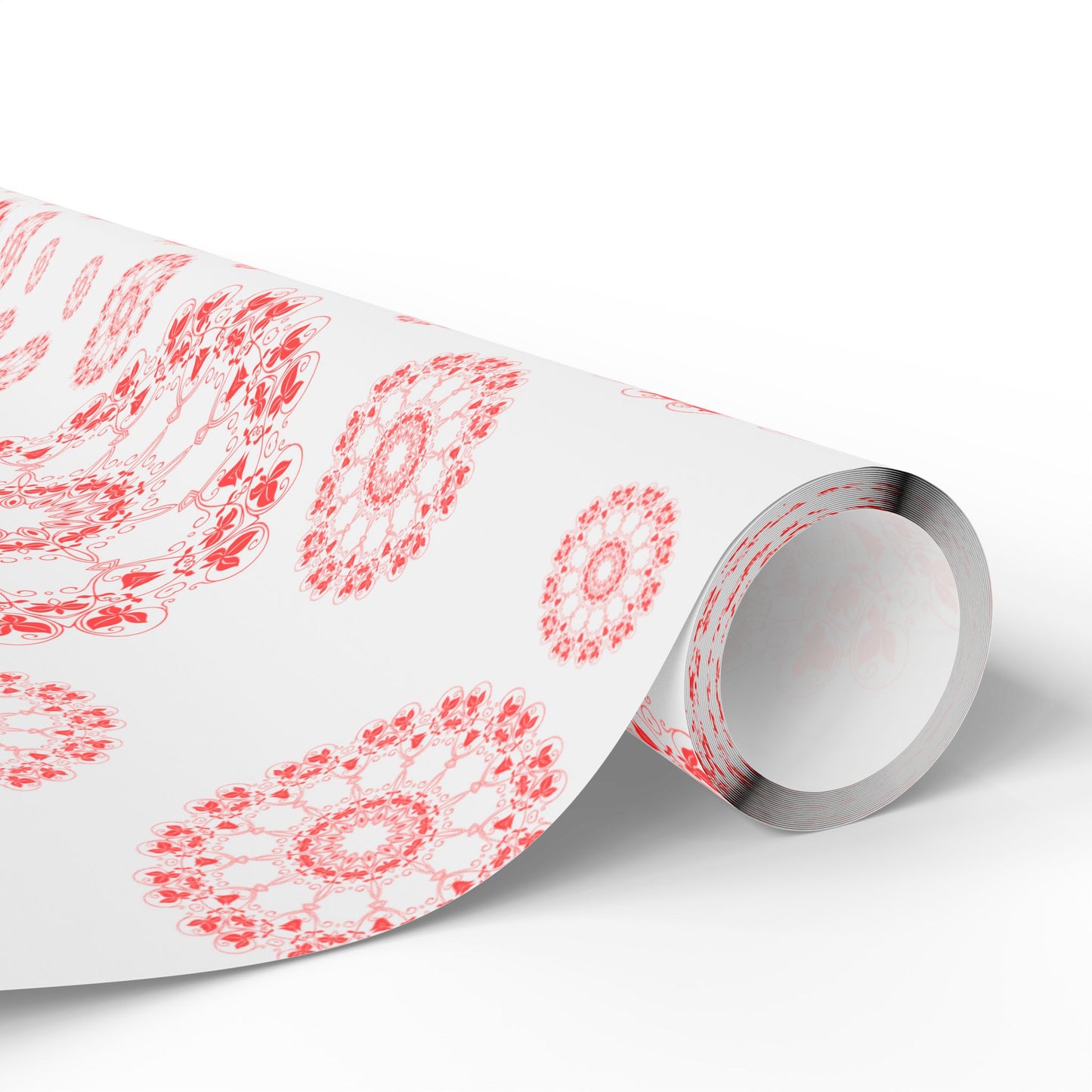 Pink Mandala Wrapping Paper – Boho Luxe Gift Wrap for Birthdays, Holidays & Celebrations | Stardust Cove