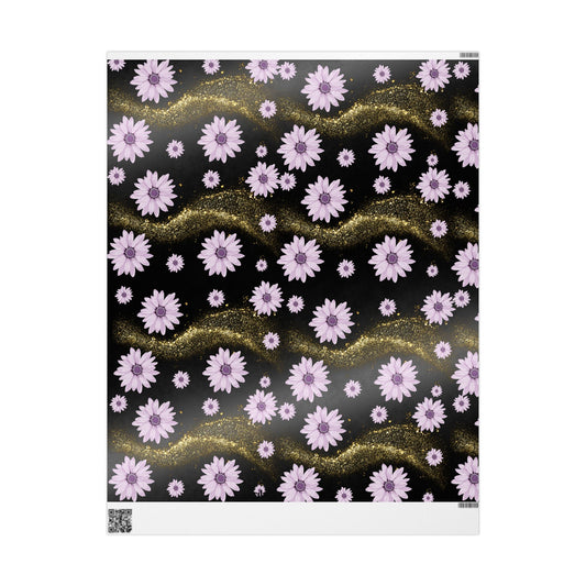 Chic Floral Wrapping Paper, Gift Wrap for Any Occasion, Elegant Party Supplies, Personalized Gifts, Birthday, Wedding Decoration