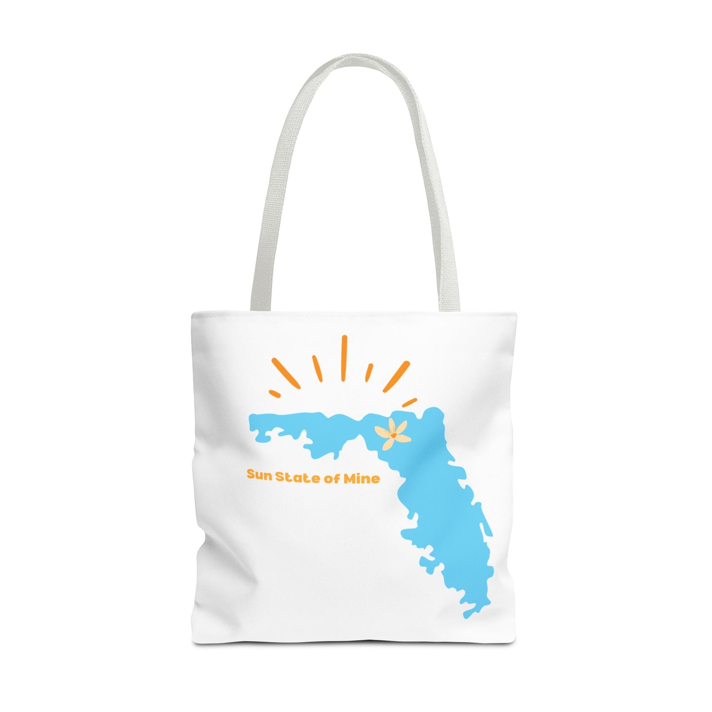 Sun State of Mine Florida Tote Bag – Coastal Sunshine Shoulder Tote | Stardust Cove