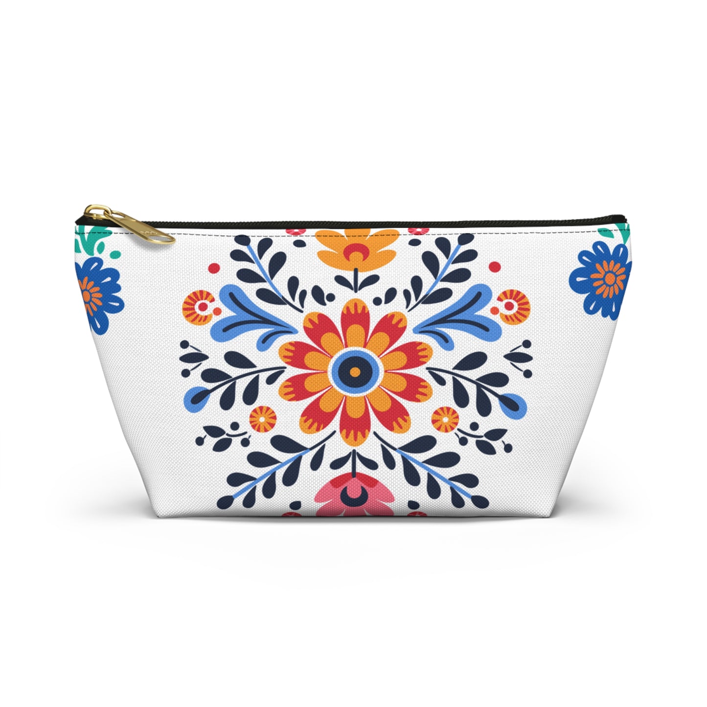 Floral Radiance Accessory Pouch – Celestial Bloom Edition