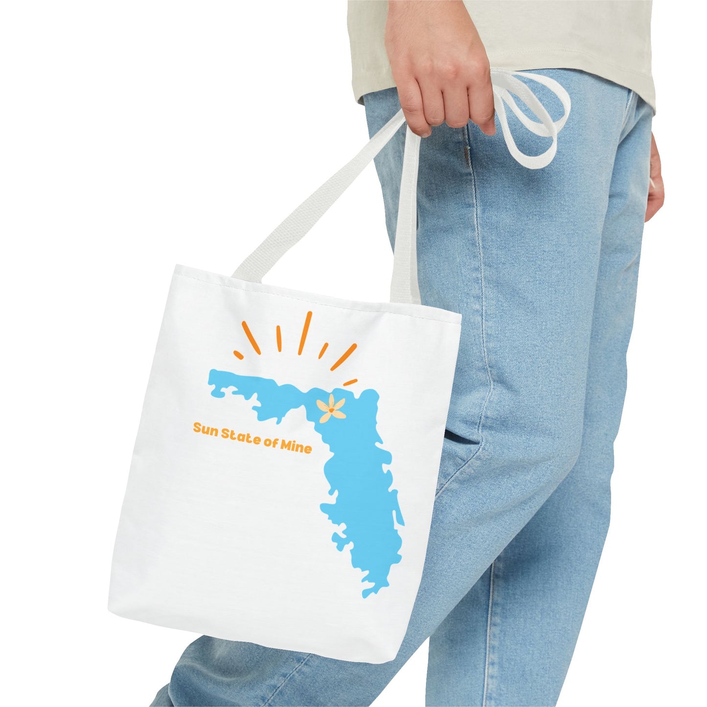 Sun State of Mine Florida Tote Bag – Coastal Sunshine Shoulder Tote | Stardust Cove