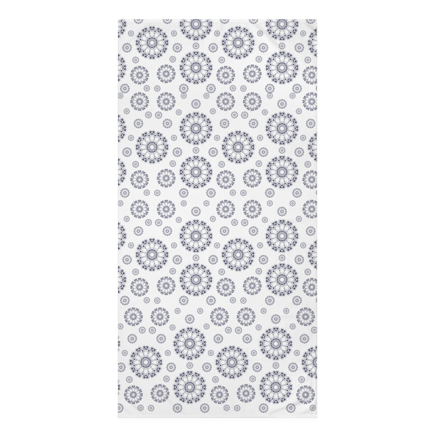 Floral Pattern Mink-Cotton Towel, Soft Bath Towel, Home Decor, Beach Towel, Spa Gift, Floral Towels for Moms, Housewarming Gift