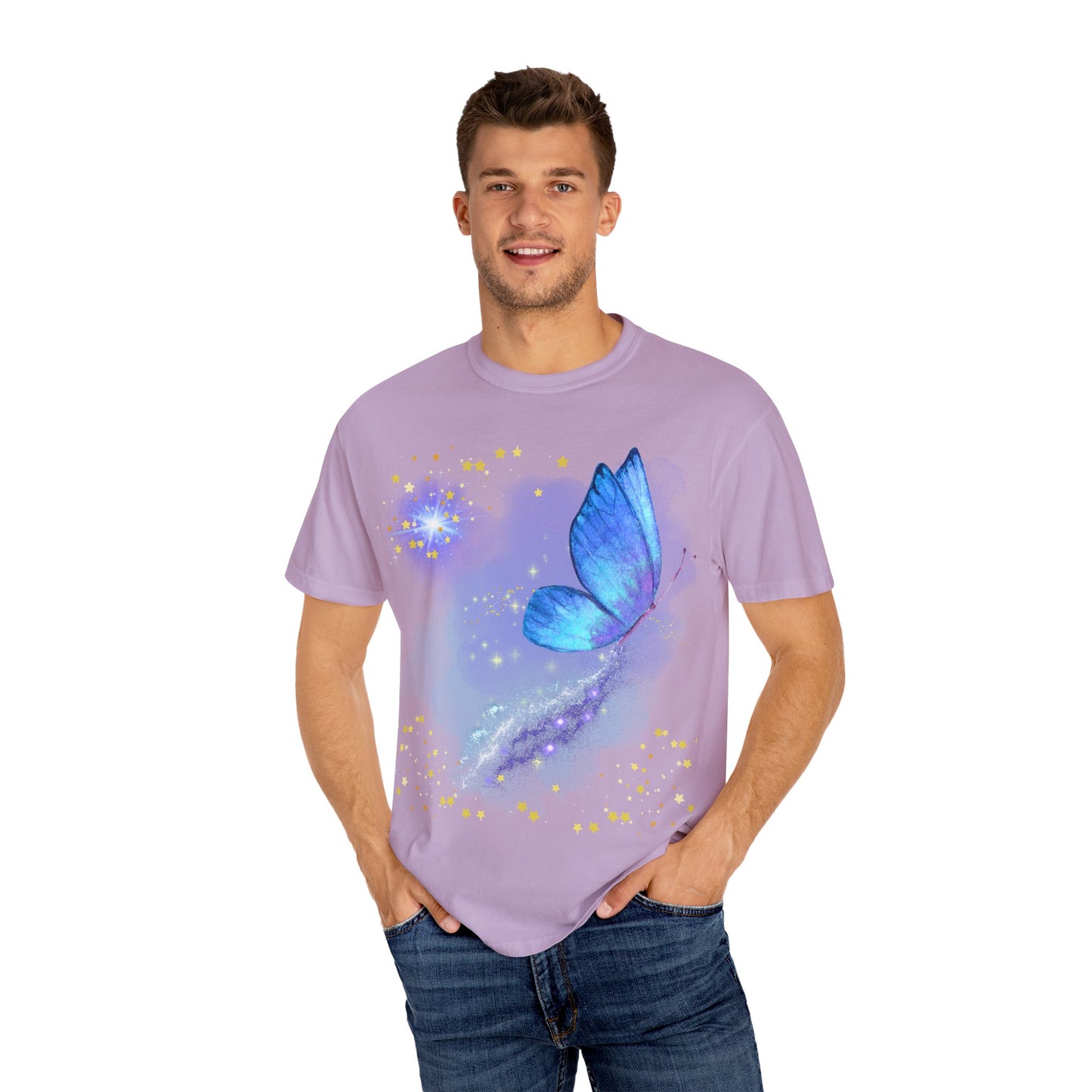 Celestial Butterfly Unisex T-Shirt - Dreamy Graphic Tee for Nature Lovers