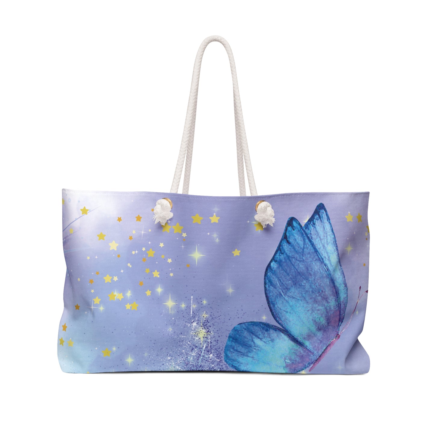 Butterfly & Stars Weekender Bag - Stylish Travel Tote for Journeys and Getaways