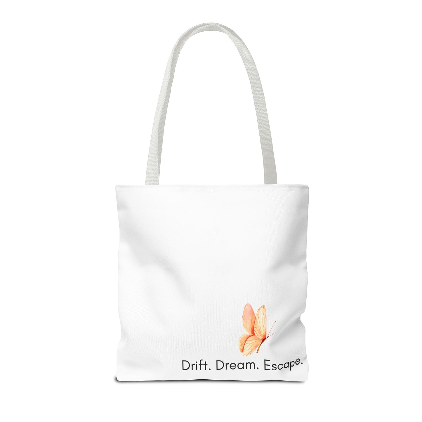 Sunset Escape Tote Bag – Tropical Butterfly Design | “Drift. Dream. Escape.” | Stardust Cove