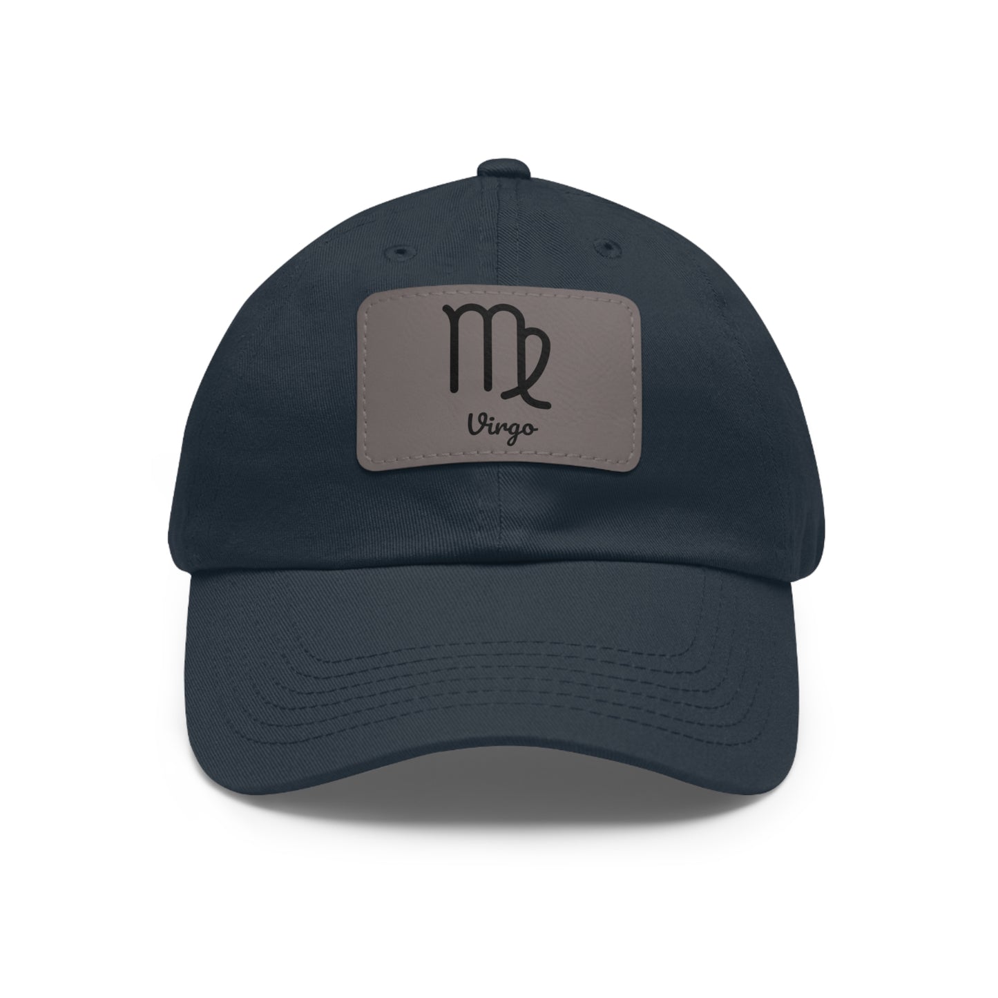 Virgo Zodiac Dad Hat – Leather Patch Astrology Cap | Earth Sign Gift for Men & Women