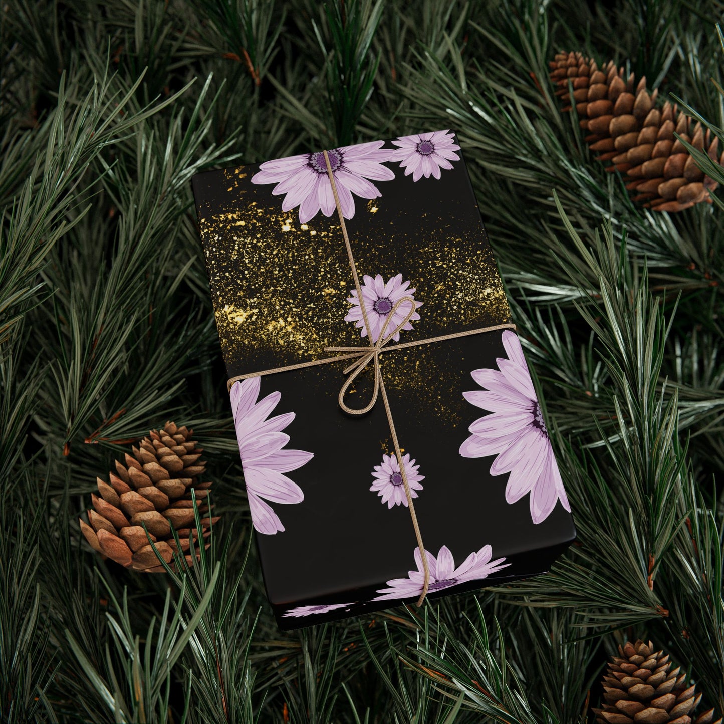 Chic Floral Wrapping Paper, Gift Wrap for Any Occasion, Elegant Party Supplies, Personalized Gifts, Birthday, Wedding Decoration