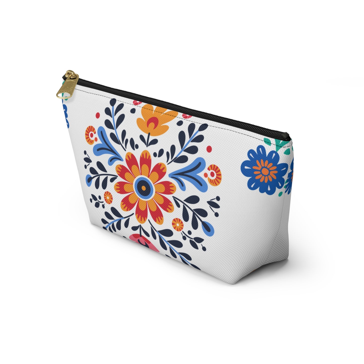 Floral Radiance Accessory Pouch – Celestial Bloom Edition
