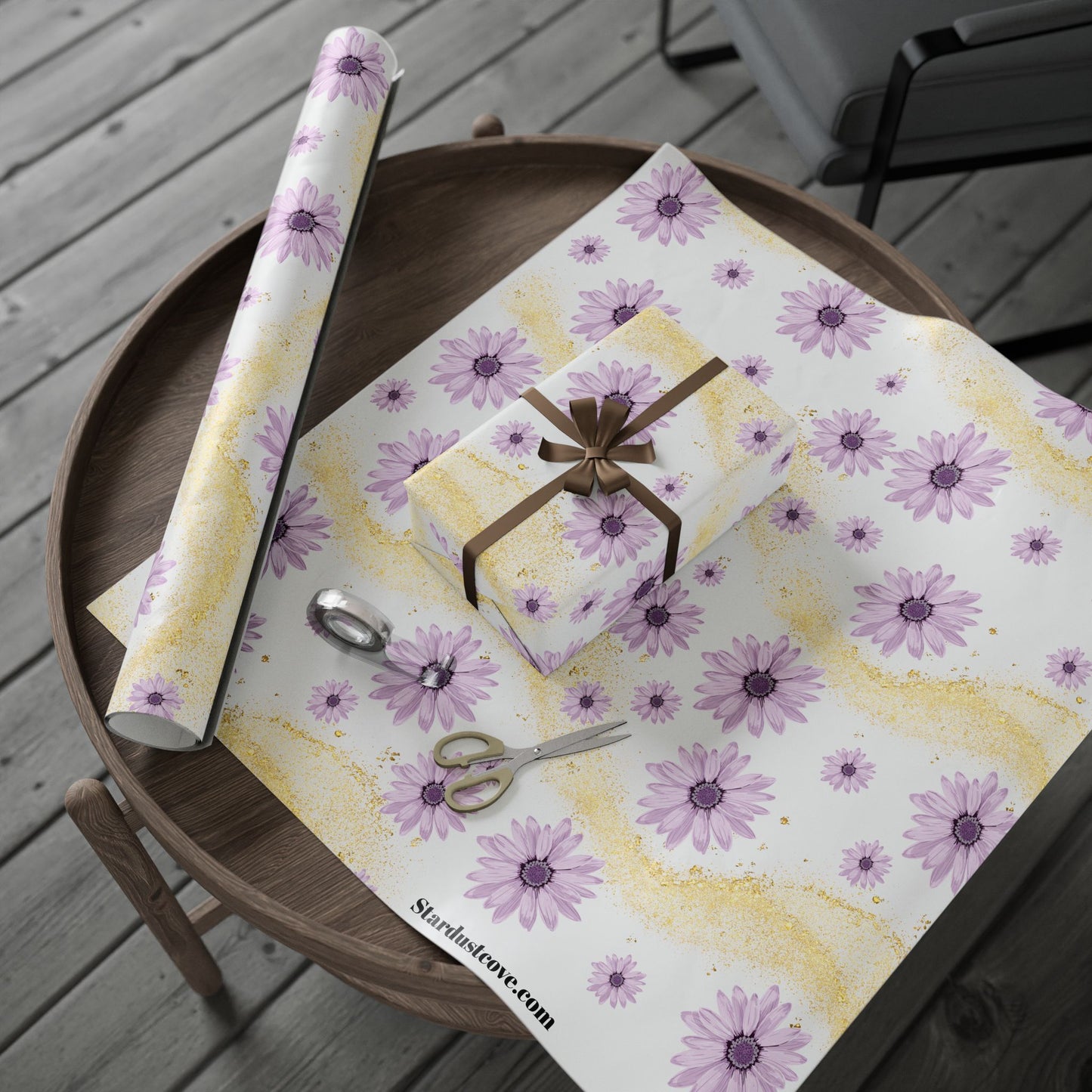 Floral Wrapping Paper, Gift Wrap, Eco-Friendly Gift Wrap, Unique Floral Design, Birthday Wrapping Paper, Wedding Wrap Paper