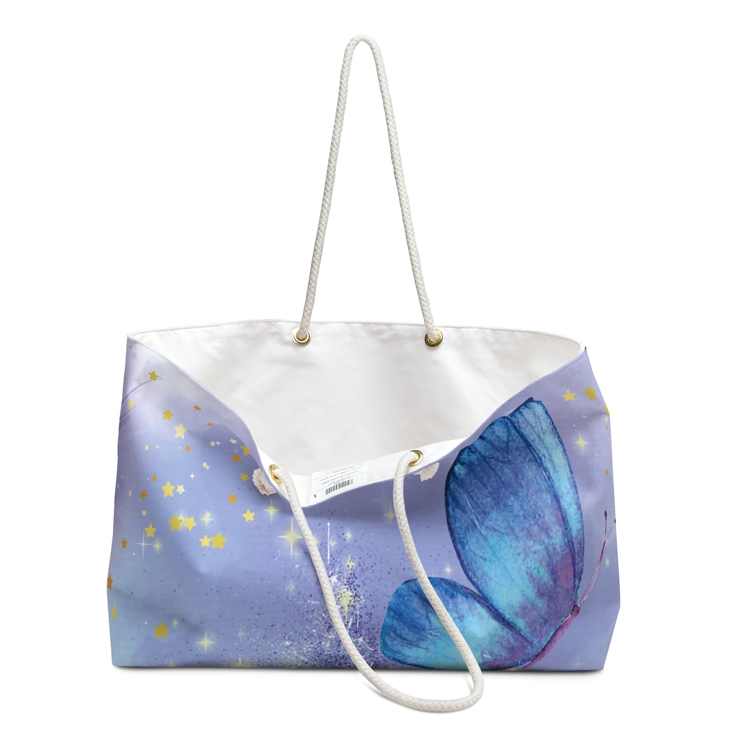 Butterfly & Stars Weekender Bag - Stylish Travel Tote for Journeys and Getaways