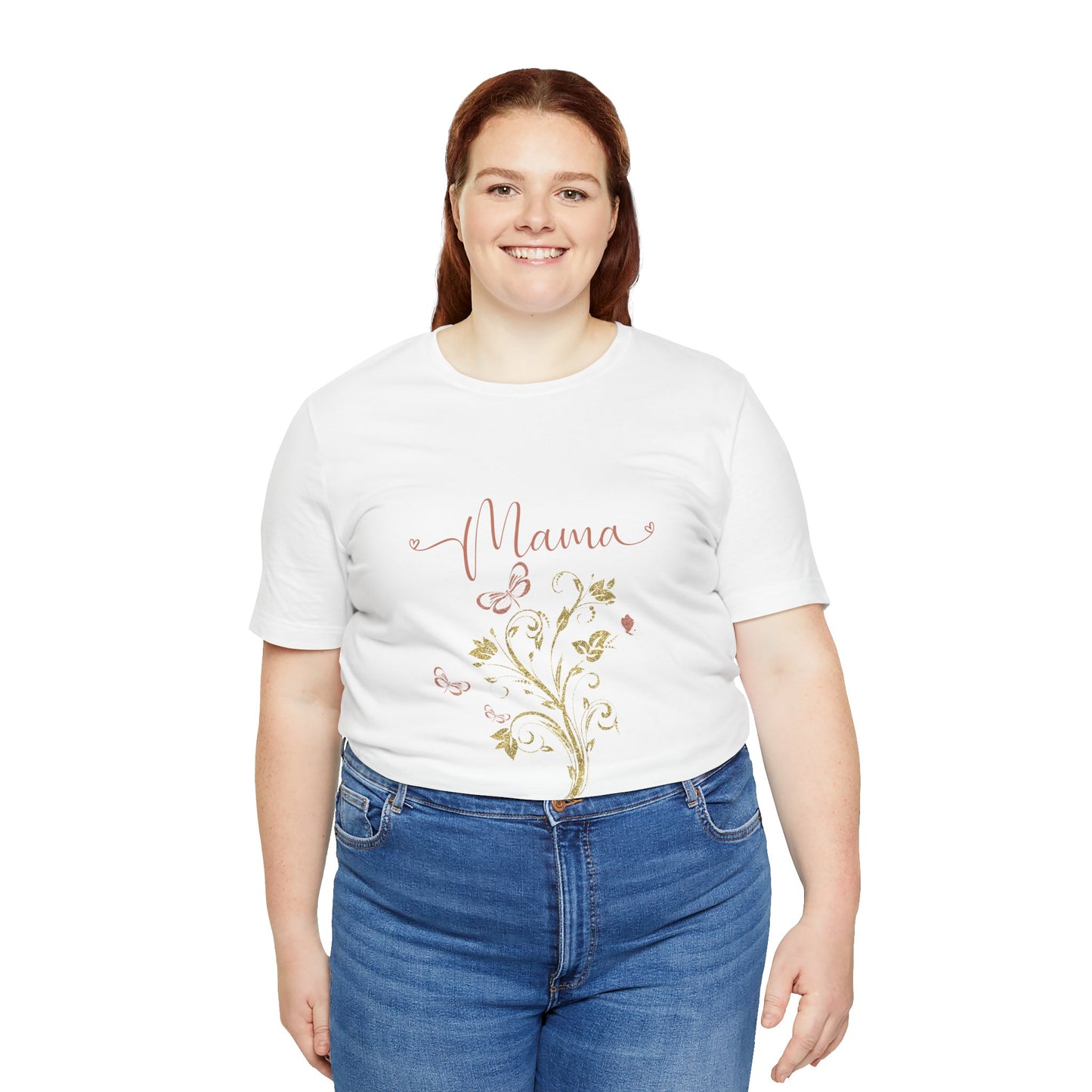 Floral Mama Tee - Soft Unisex Jersey Short Sleeve T-Shirt