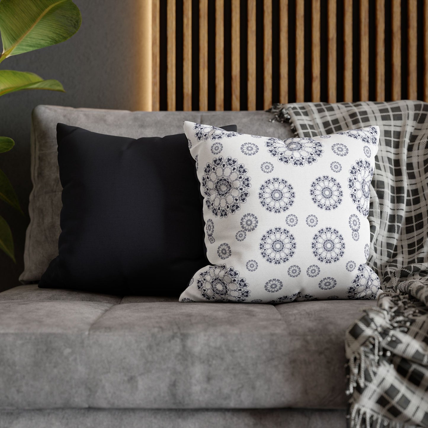 Boho Decorative Pillowcase | Cozy Home Decor, Bohemian Gift, Cushion Cover, Mandala Design, Bedroom Accessory