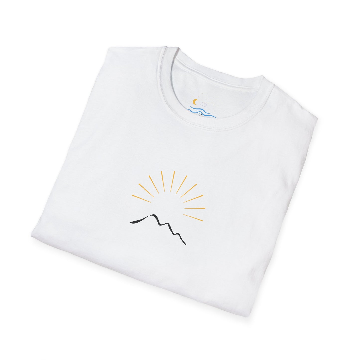Sunrise Mountain Unisex Softstyle T-Shirt - Perfect for Nature Lovers