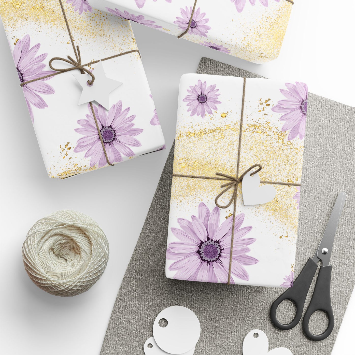 Floral Wrapping Paper, Gift Wrap, Eco-Friendly Gift Wrap, Unique Floral Design, Birthday Wrapping Paper, Wedding Wrap Paper