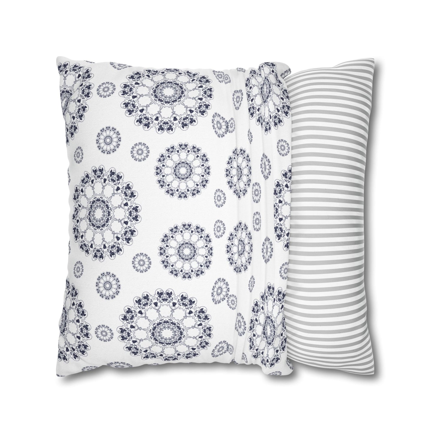 Boho Decorative Pillowcase | Cozy Home Decor, Bohemian Gift, Cushion Cover, Mandala Design, Bedroom Accessory