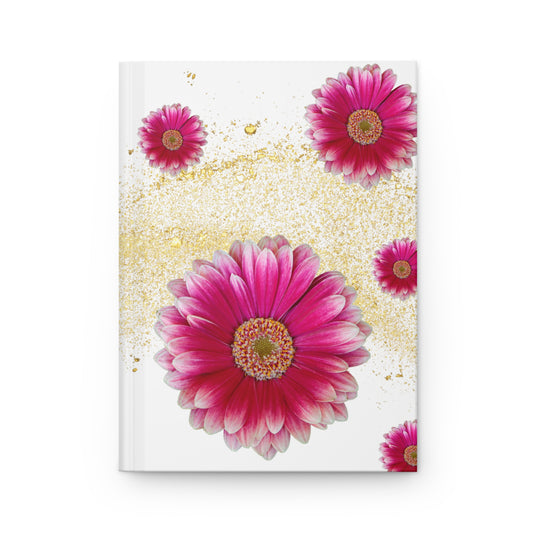 Floral Hardcover Journal, Flower Notebook, Personalized Diary, Cute Gift for Writers, Journaling Gift, Floral Design Journal