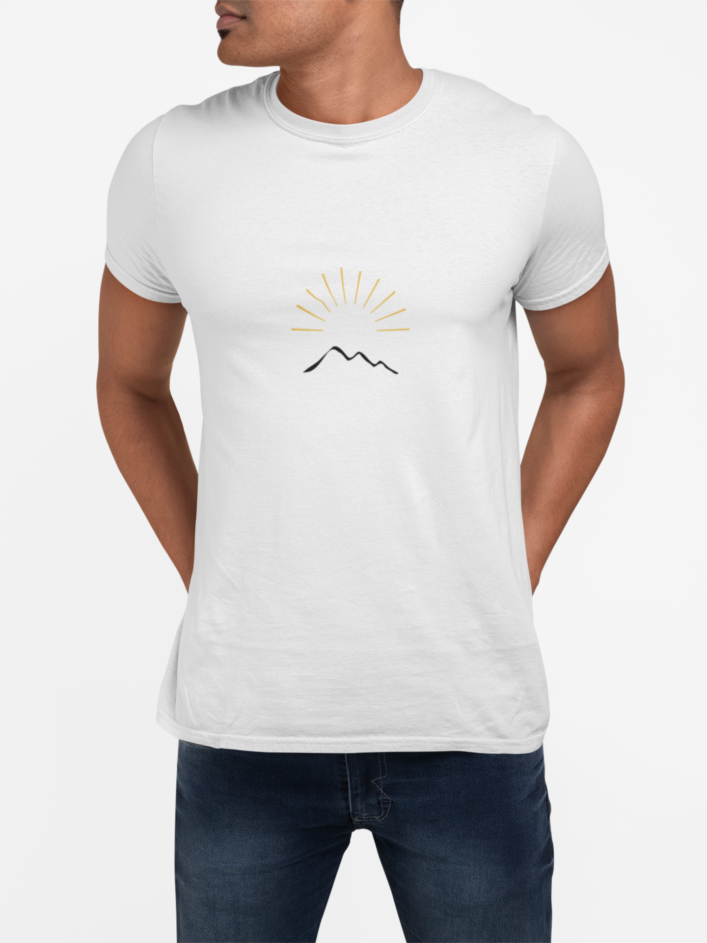 Sunrise Mountain Unisex Softstyle T-Shirt - Perfect for Nature Lovers