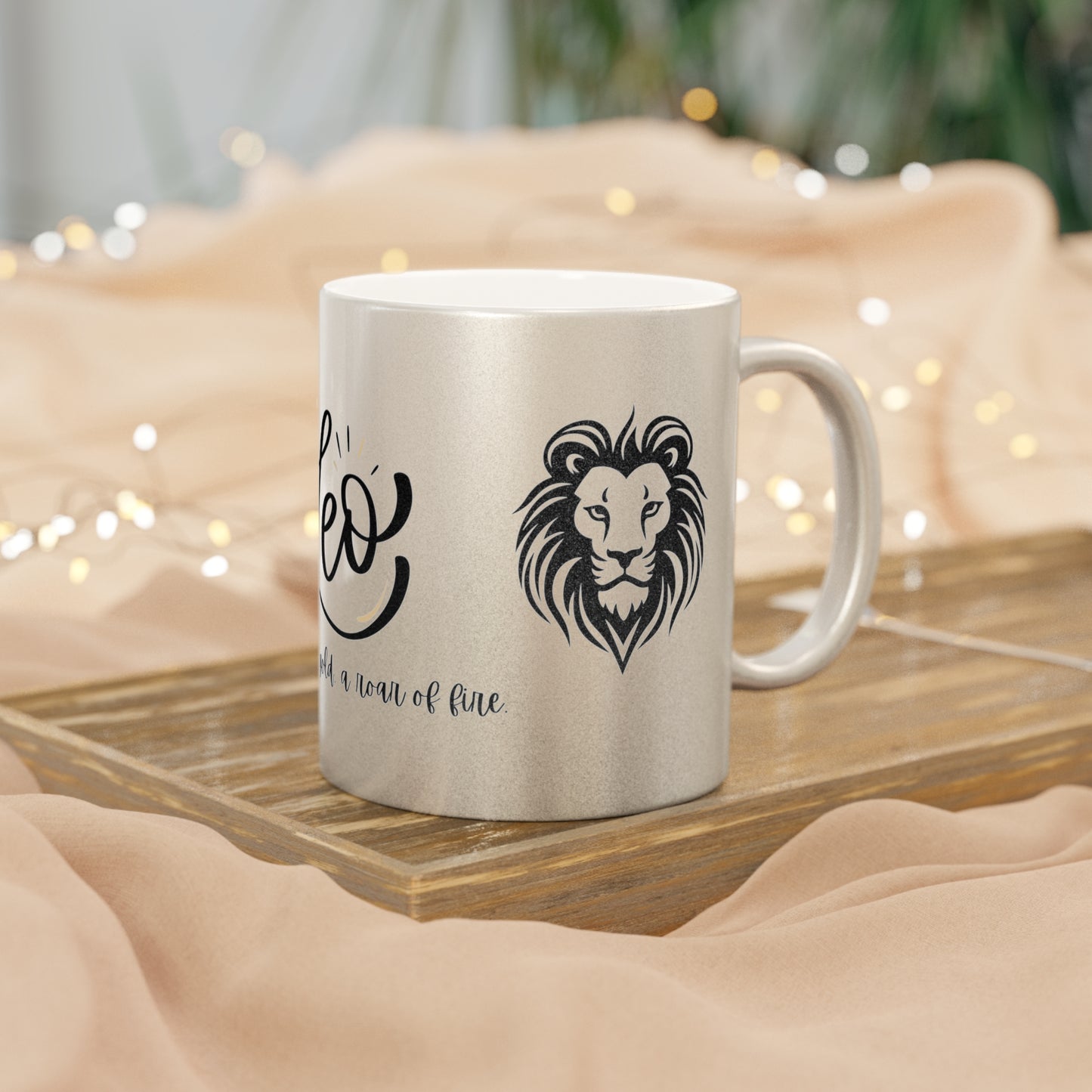 Leo Zodiac Mug – Fierce Lion Design, Astrology Gift for Leos, Bold Horoscope Coffee Cup