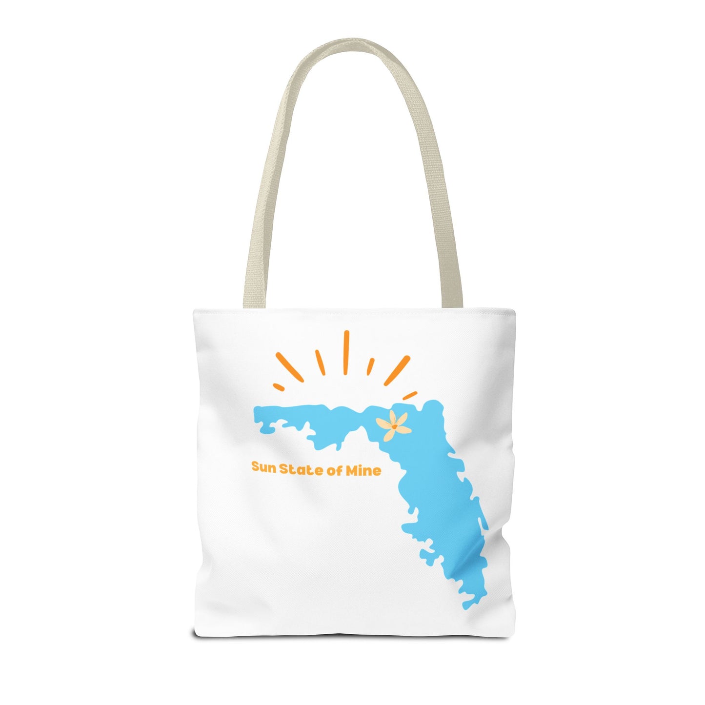 Sun State of Mine Florida Tote Bag – Coastal Sunshine Shoulder Tote | Stardust Cove
