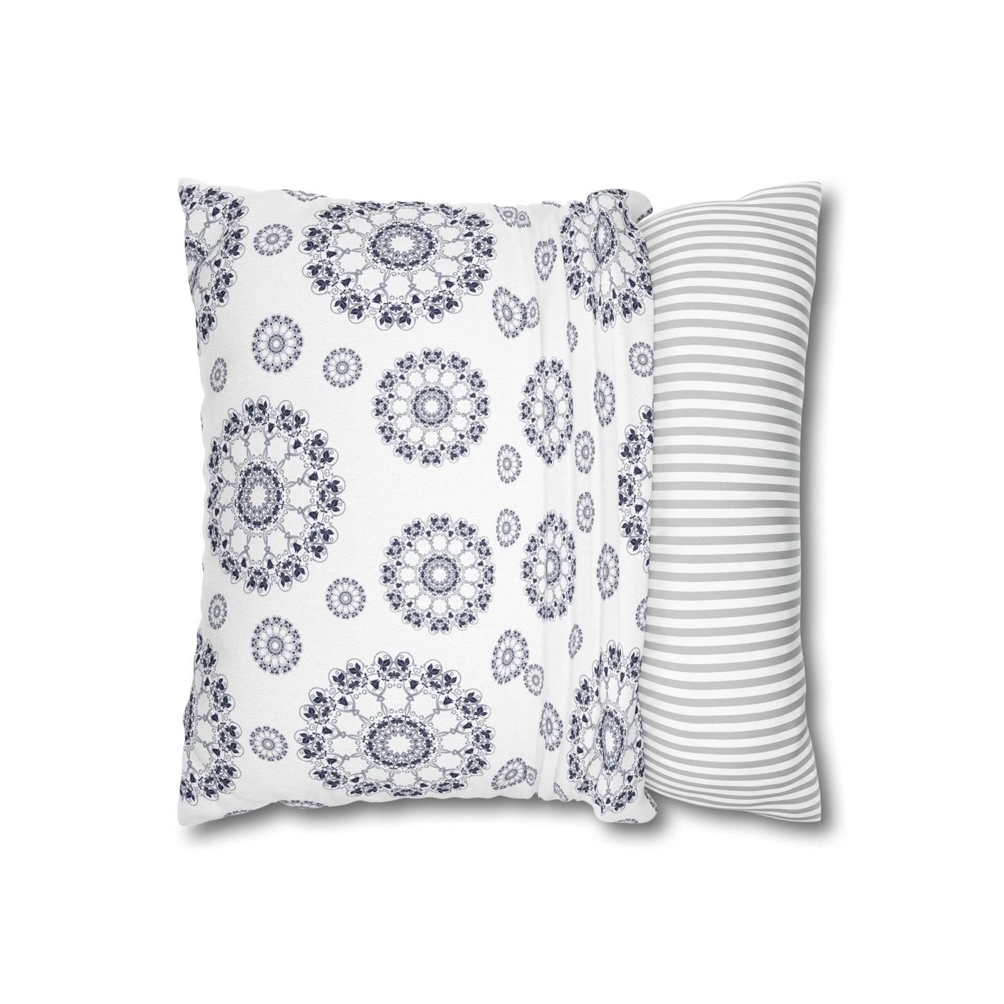 Boho Decorative Pillowcase | Cozy Home Decor, Bohemian Gift, Cushion Cover, Mandala Design, Bedroom Accessory