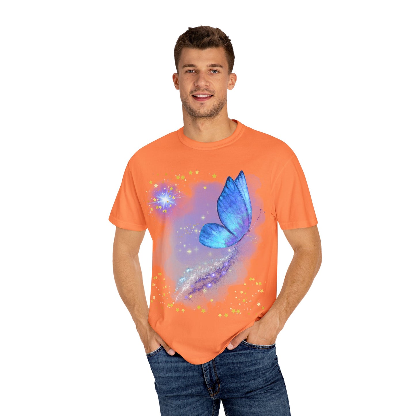 Celestial Butterfly Unisex T-Shirt - Dreamy Graphic Tee for Nature Lovers