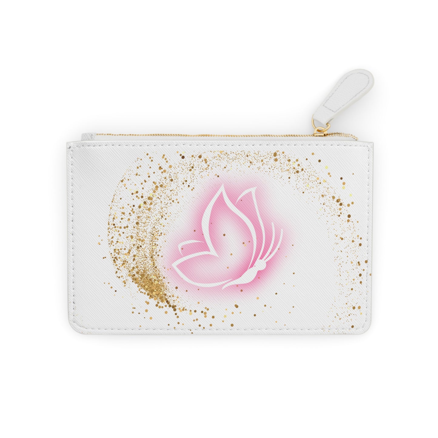 Butterfly Mini Clutch Bag with Gold Sparkle - Elegant Accessory for Everyday Use