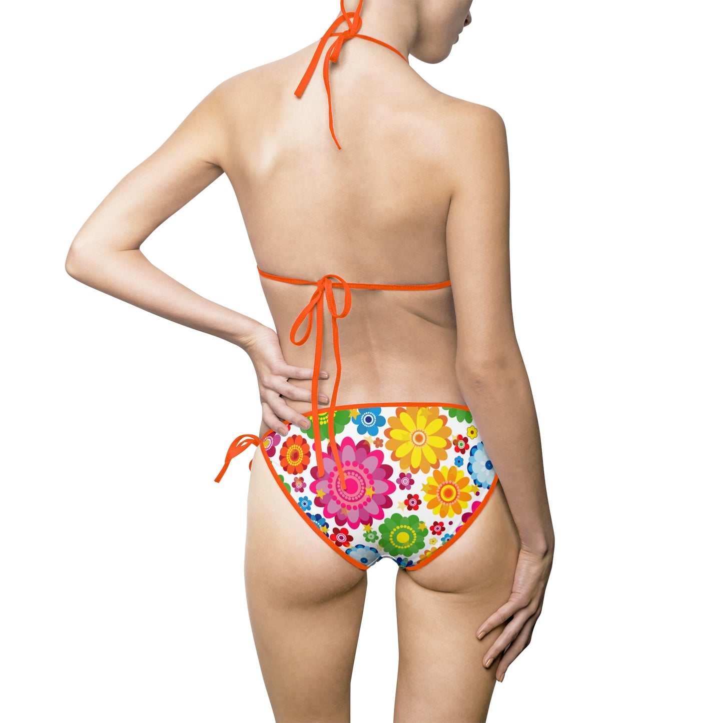 Vibrant Floral Bikini Set – Boho Summer Swimsuit for Beach, Pool, and Vacationide Fashion