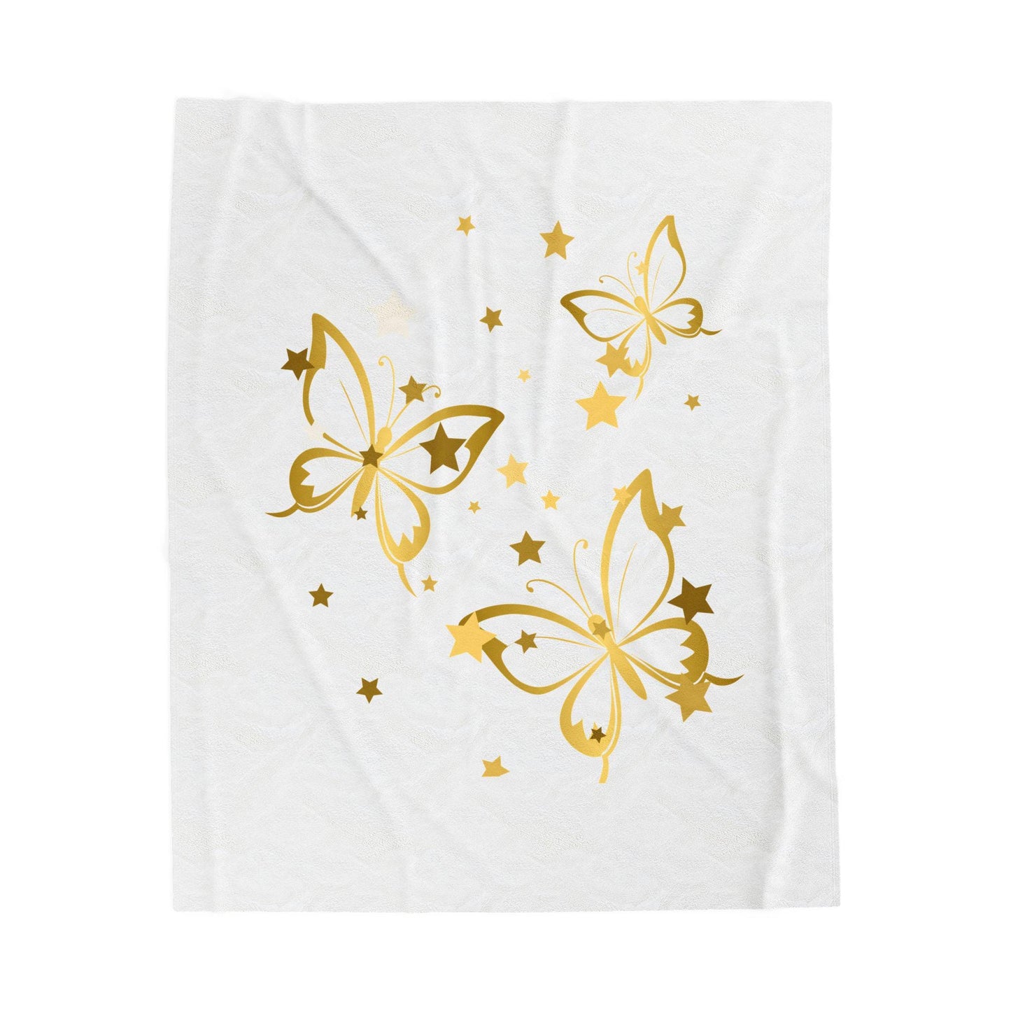 Butterfly Dream Velveteen Plush Blanket, Cozy Throw, Bedspread, Gift for Her, Luxury Home Decor, Baby Shower, Wedding Gift