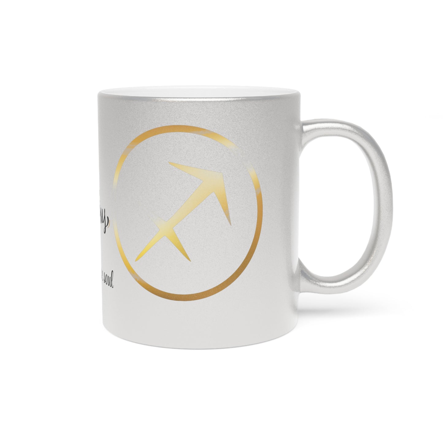 Sagittarius Zodiac Mug – Wild Spirit Wise Soul – Astrology Gift for Sagittarius Women & Men – Horoscope Coffee Cup
