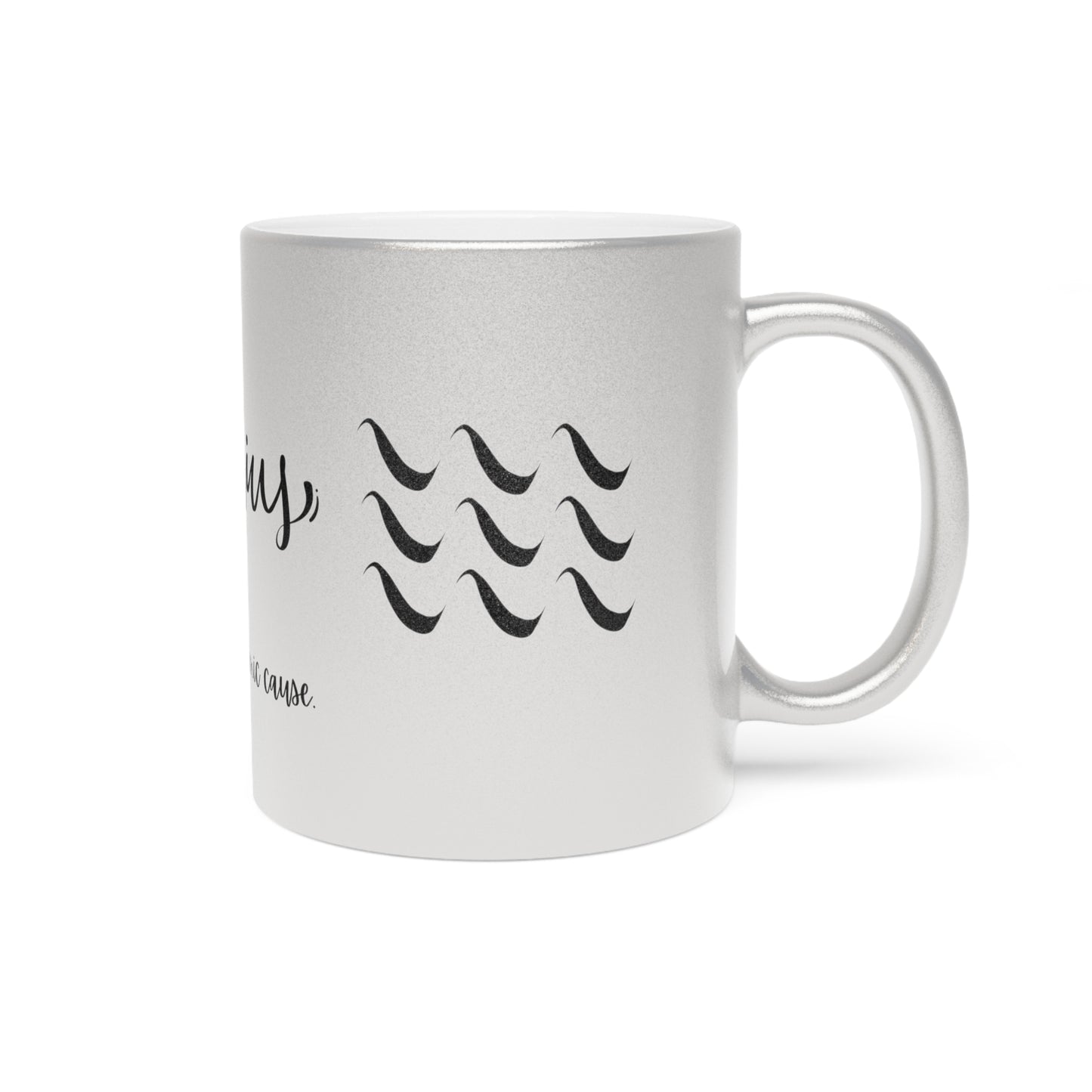 Aquarius Zodiac Mug – “Wild Mind, Brave Heart” Astrology Gift