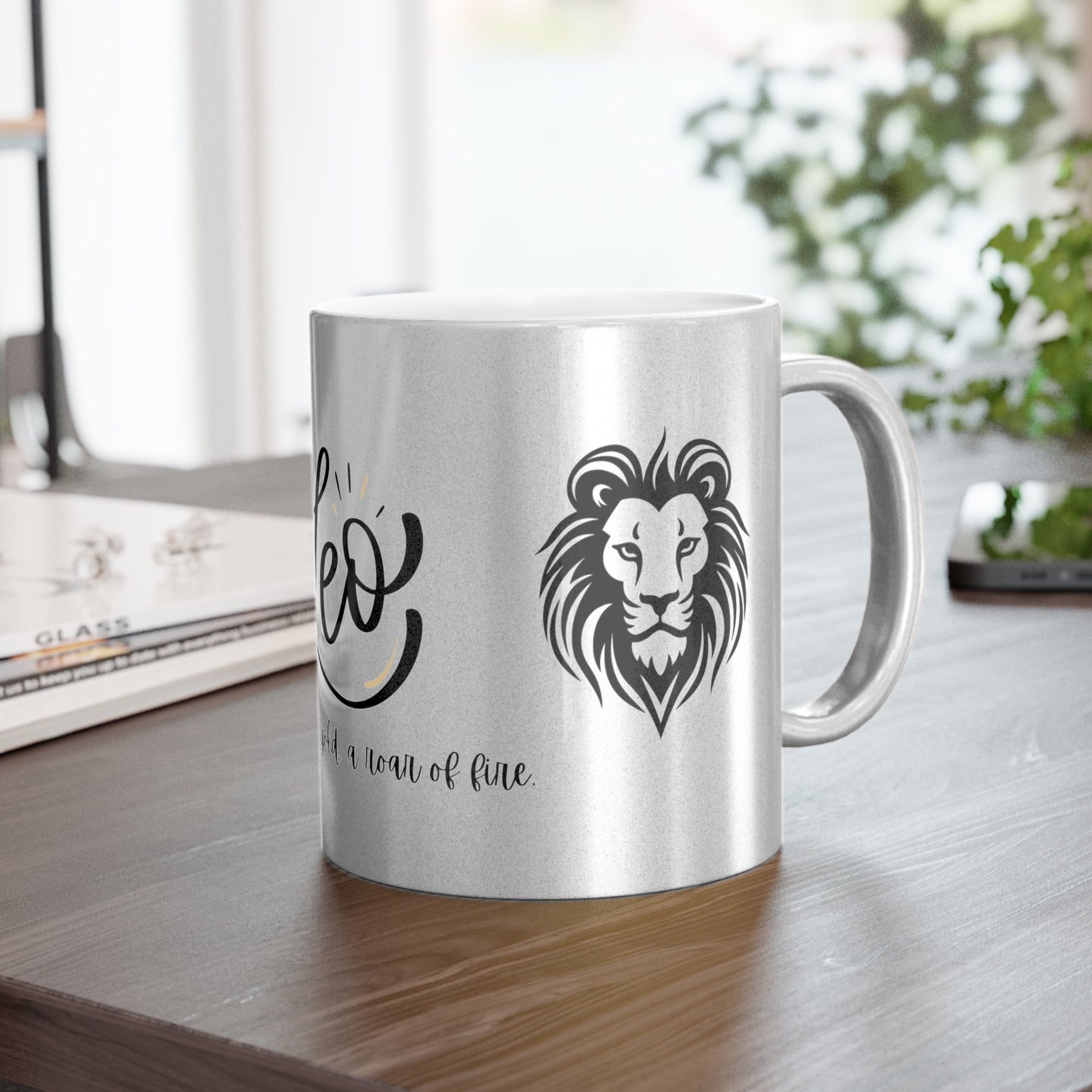Leo Zodiac Mug – Fierce Lion Design, Astrology Gift for Leos, Bold Horoscope Coffee Cup
