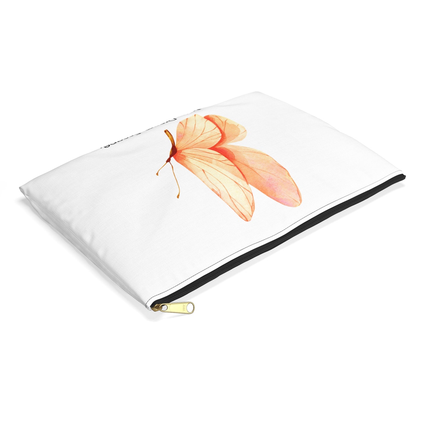 Drift. Dream. Escape. Butterfly Pouch – Inspirational Accessory Bag | Makeup, Journal, Travel Case | Stardust Cove