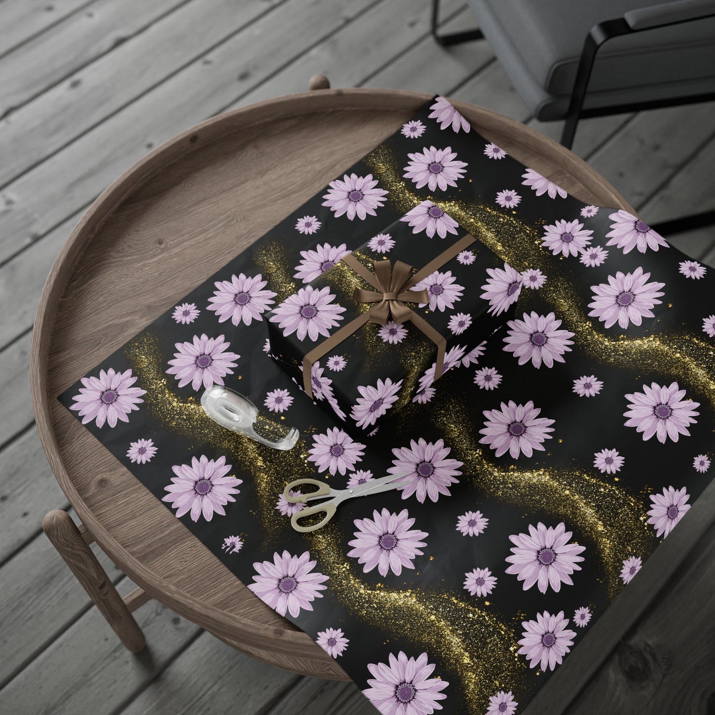 Chic Floral Wrapping Paper, Gift Wrap for Any Occasion, Elegant Party Supplies, Personalized Gifts, Birthday, Wedding Decoration