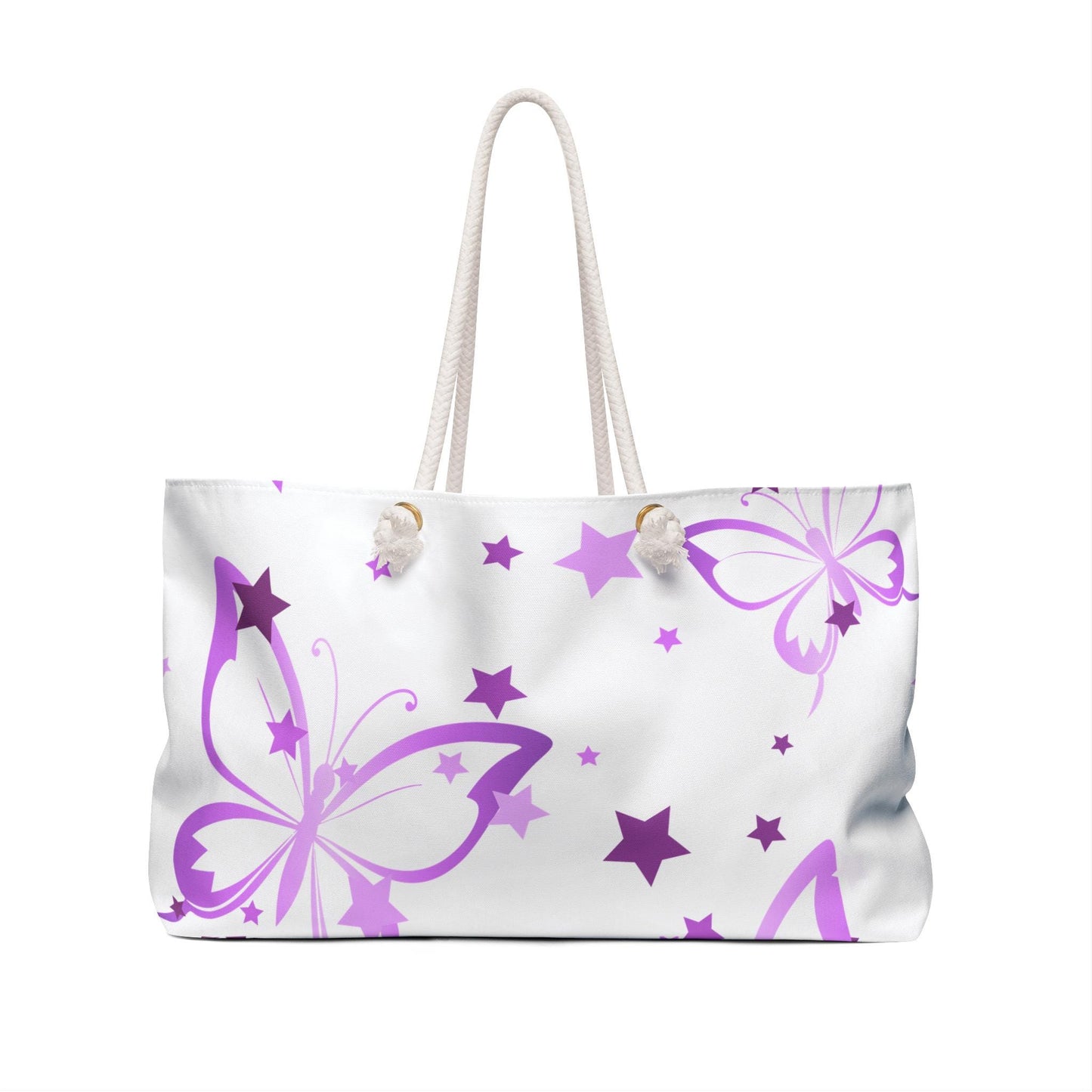 Butterfly Dream Weekender Bag, Perfect for Travel, Beach Days, and Gifts for Nature Lovers, Floral Tote, Summer Essential