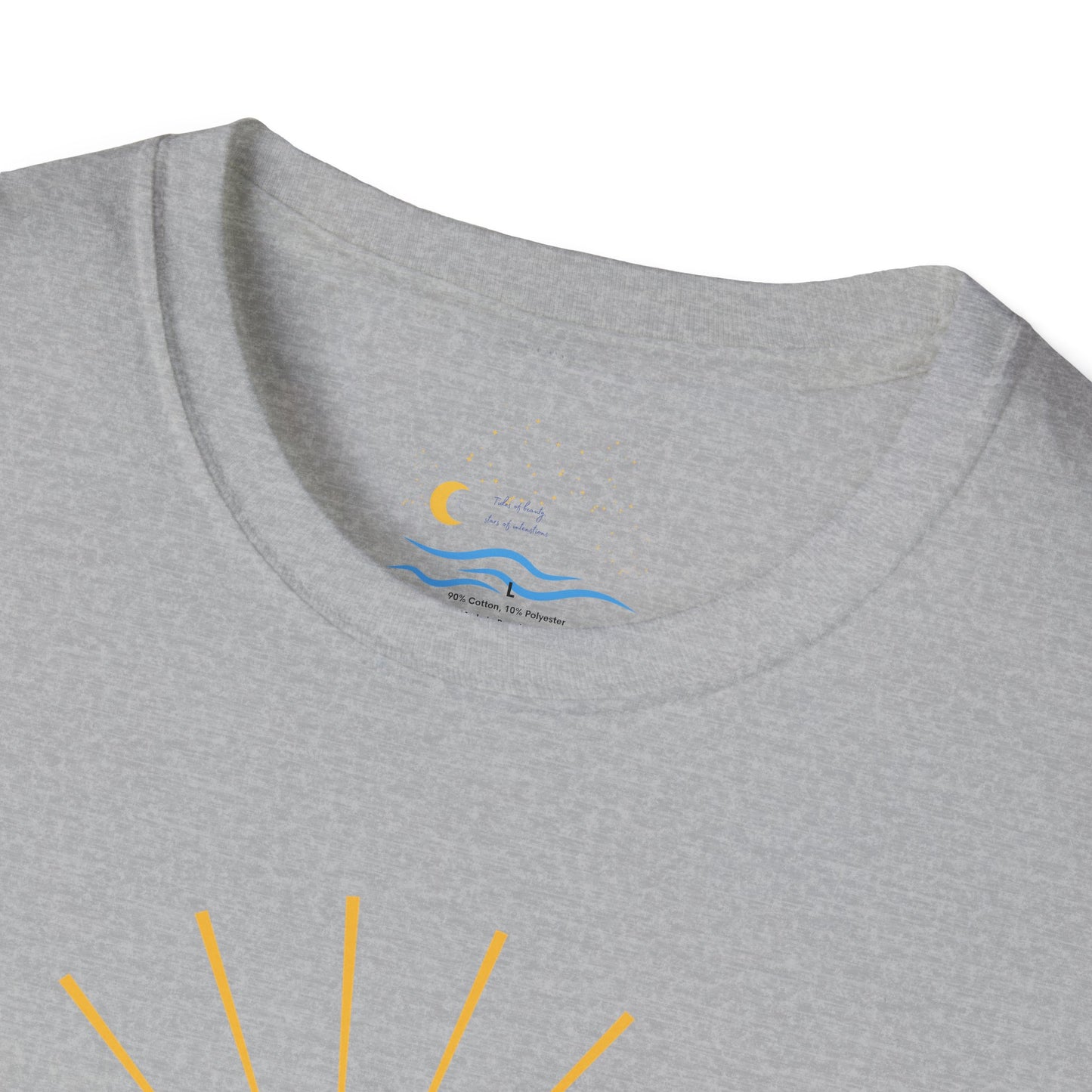 Solar Powered Dad Unisex Softstyle T-Shirt - Perfect Gift for Dad, Father's Day, and Outdoor Enthusiasts