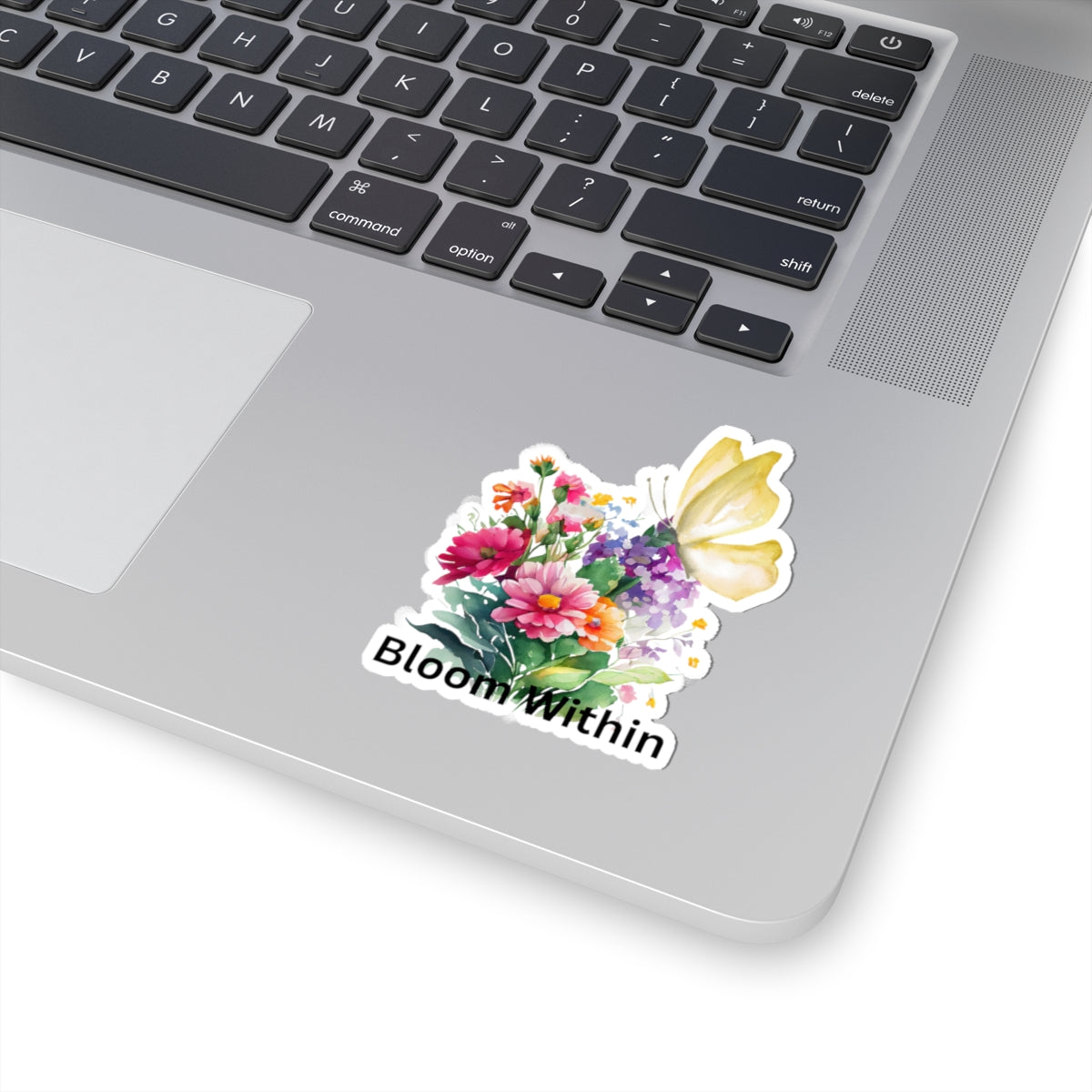 Bloom Within Flower & Butterfly Kiss-Cut Stickers for Inspirational Decor