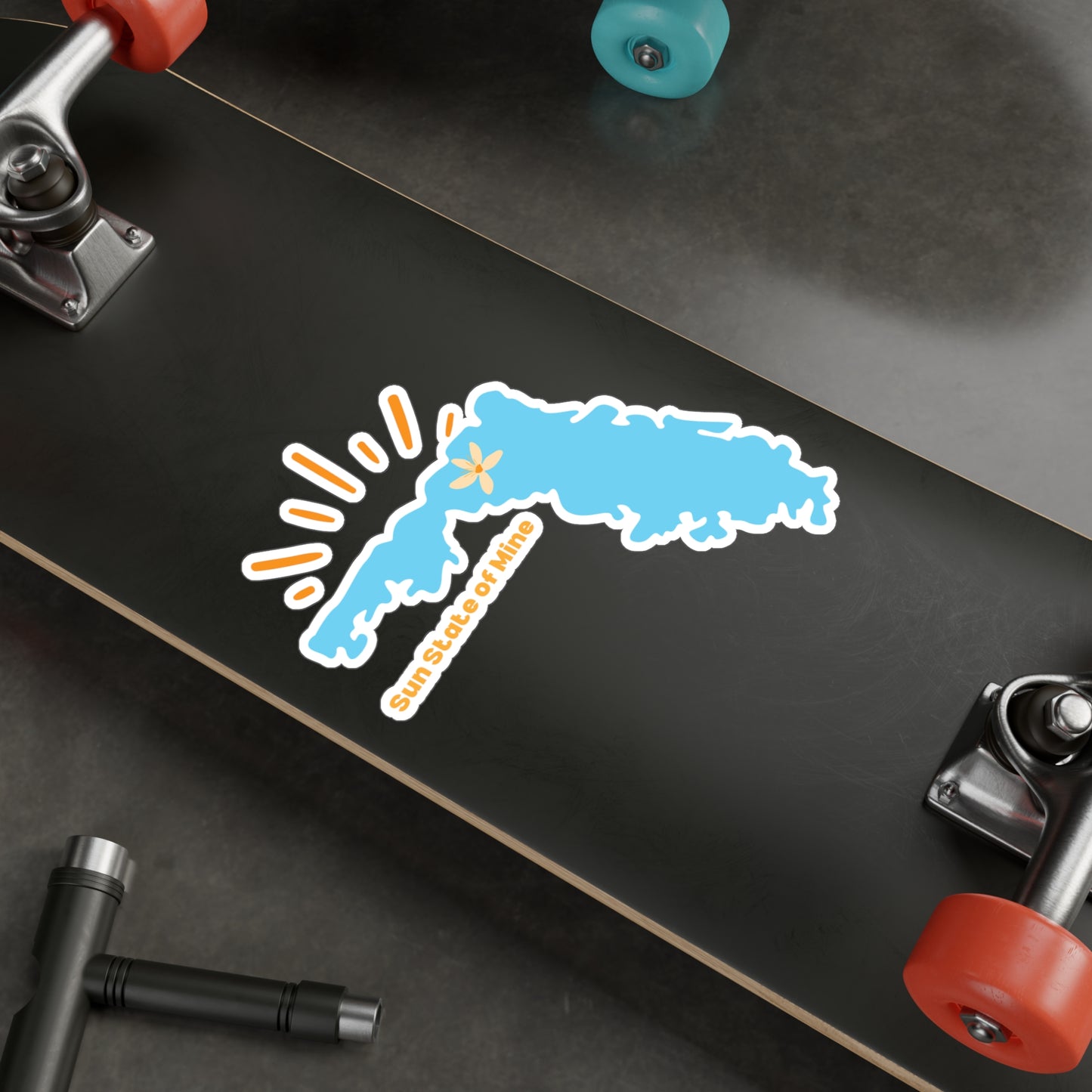 Sun State of Mine Florida Sticker – Kiss-Cut Vinyl Decal | Stardust Cove