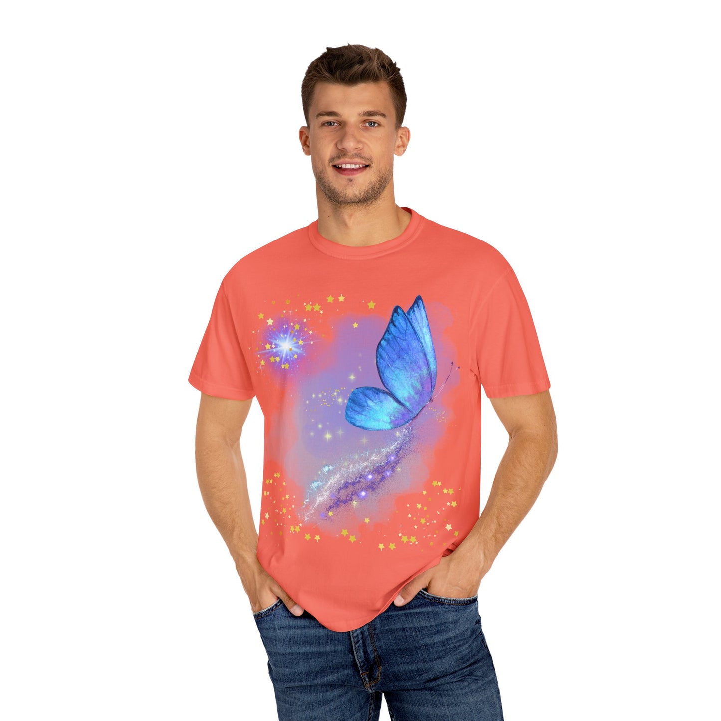 Celestial Butterfly Unisex T-Shirt - Dreamy Graphic Tee for Nature Lovers
